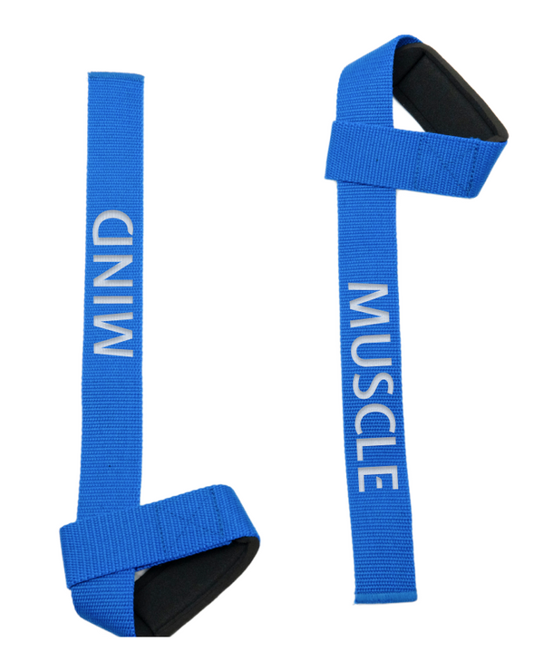 Mind & Muscle Lifting Straps - Royal Blue